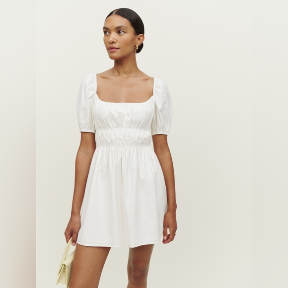 Reformation Woods Dress In White, size XS, brand new, never worn, no flaws. - Picture 3 of 10